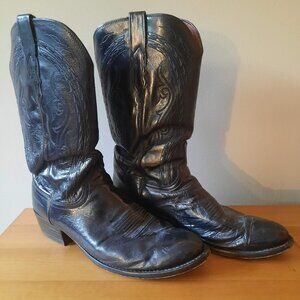Black Lucchese Cowboy Boots
